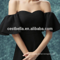 Chic Black Fashion Dress Sexy Black Vestidos de noite para mulheres Elegant Party Cocktail Black Dress